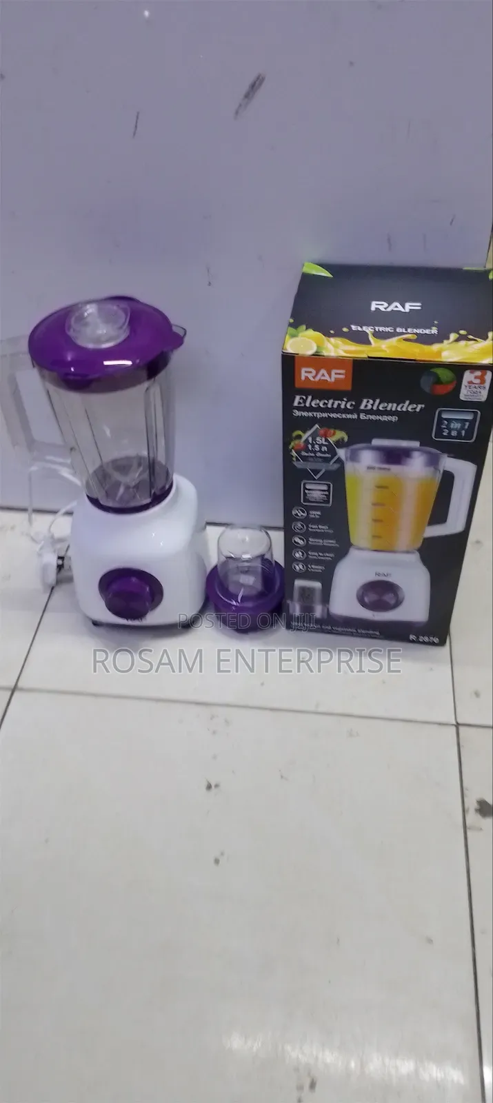 RaF 2 in 1 Electric Blender.