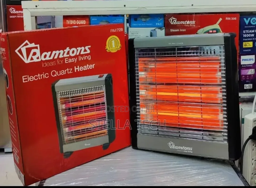 Electric 3 Bar Quartz Heater - Rm/729