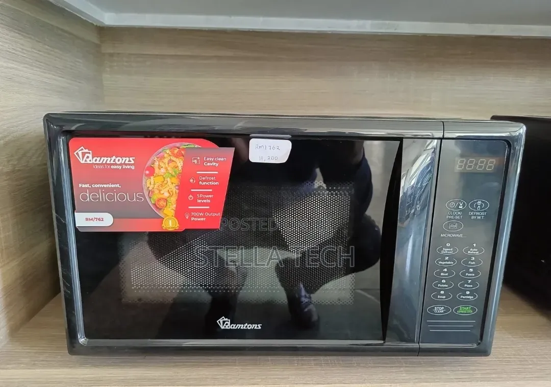 ramtons 20 Litres Digital Microwave Black - Rm/762