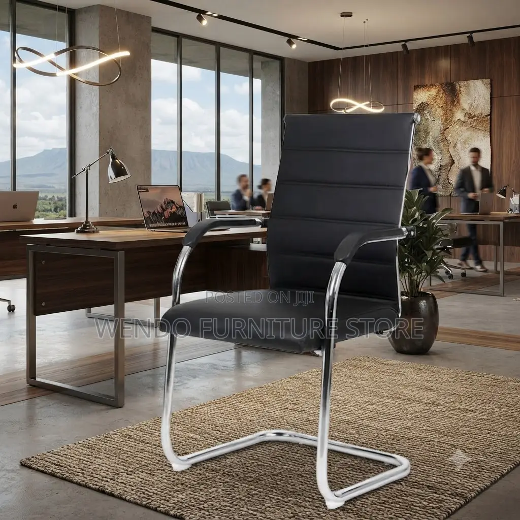 Office Chairs; High Back Leather Professional Demand Visitors Chair