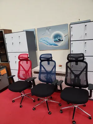 Blue Ergonomic Office Chair