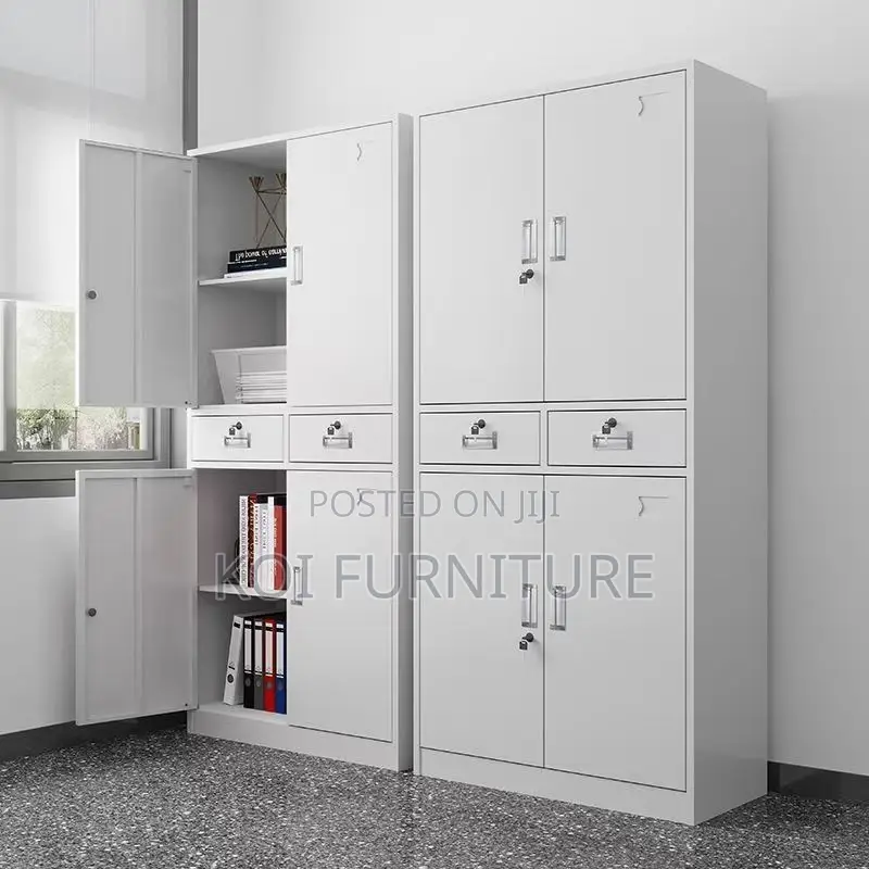 Office Cabinet; Four Doors Steel Office Goods Lockable Storage