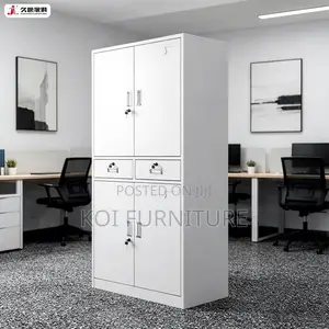 Office Cabinet; Four Doors Steel Office Goods Lockable Storage