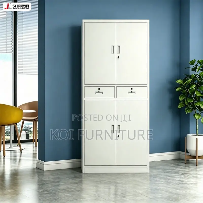 Office Cabinet; Four Doors Steel Office Goods Lockable Storage