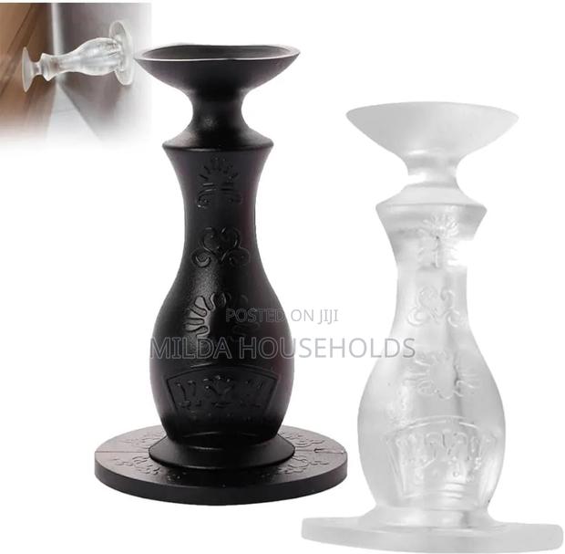 8.5cm Long Strong Adhesive Silicone Door Stopper - thumbnail 2