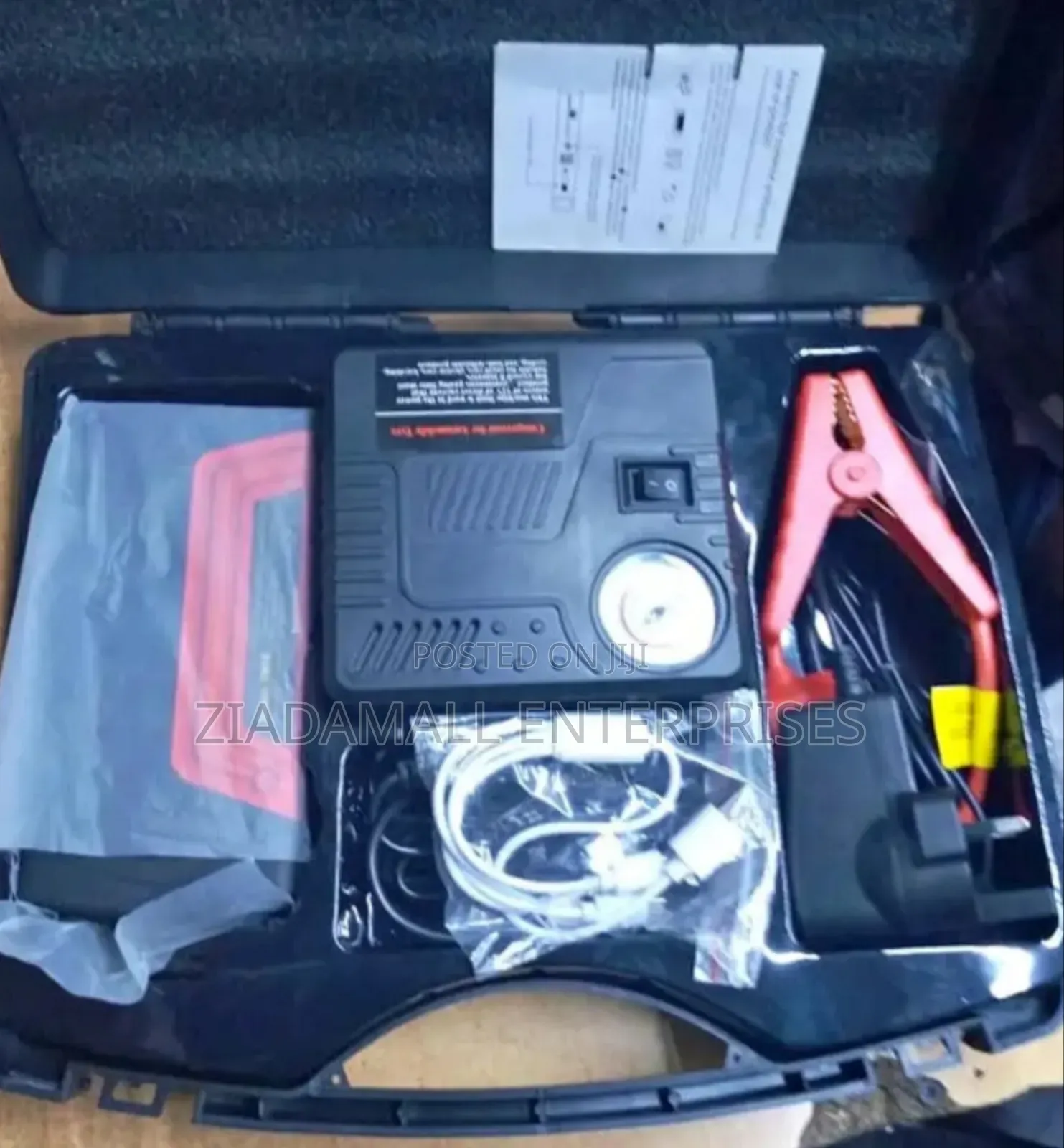 Car JumpStarterComes With 2-Cylinder Air Compressor*
