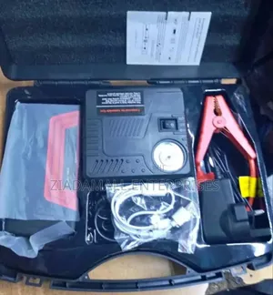 Car JumpStarterComes With 2-Cylinder Air Compressor*