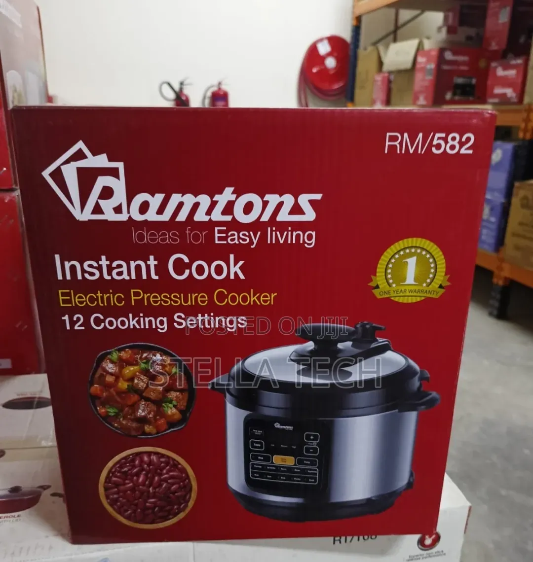 6 Litres Ramtons Electric Pressure Cooker