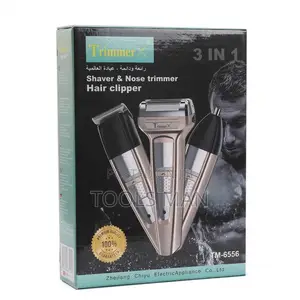 3in1 Hair Clipper Nose Trimmer Men Shaver Set TM-6556 Electric Groomer
