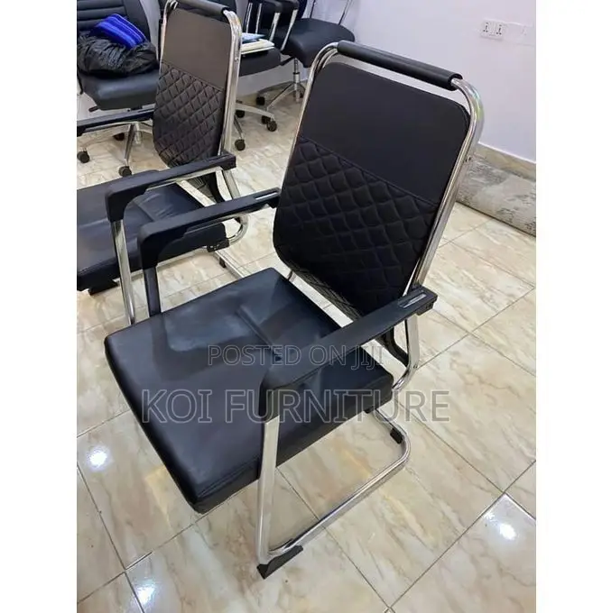 Office Chairs; Black High Backrest Executive Modern Office Visits Seat