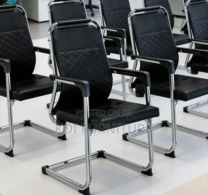 Office Chairs; Black High Backrest Executive Modern Office Visits Seat
