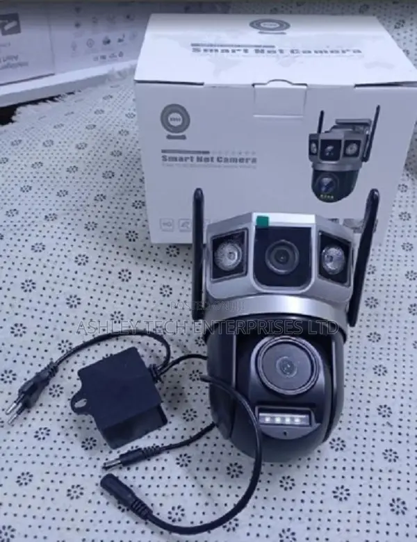 New Dual Lens PTZ Camera – AC Powered Smart WiFi Security Camera