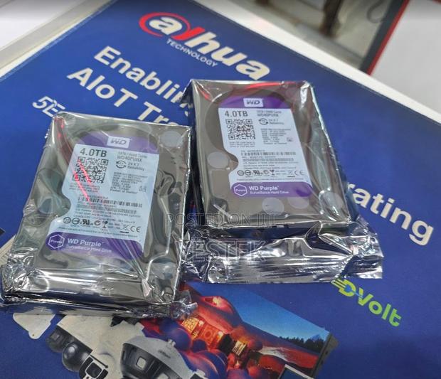 WD 4TB Surveillance HDD 3.5" SATA 24/7 Security Drive