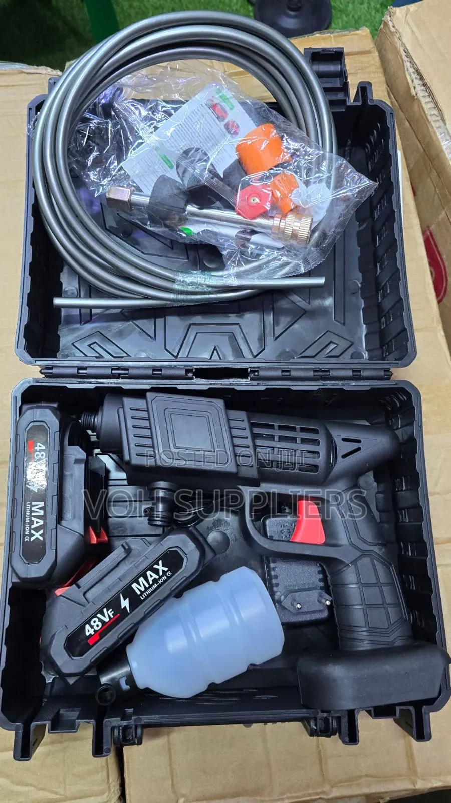 Cordless High-Pressure Car Wash Gun Kit