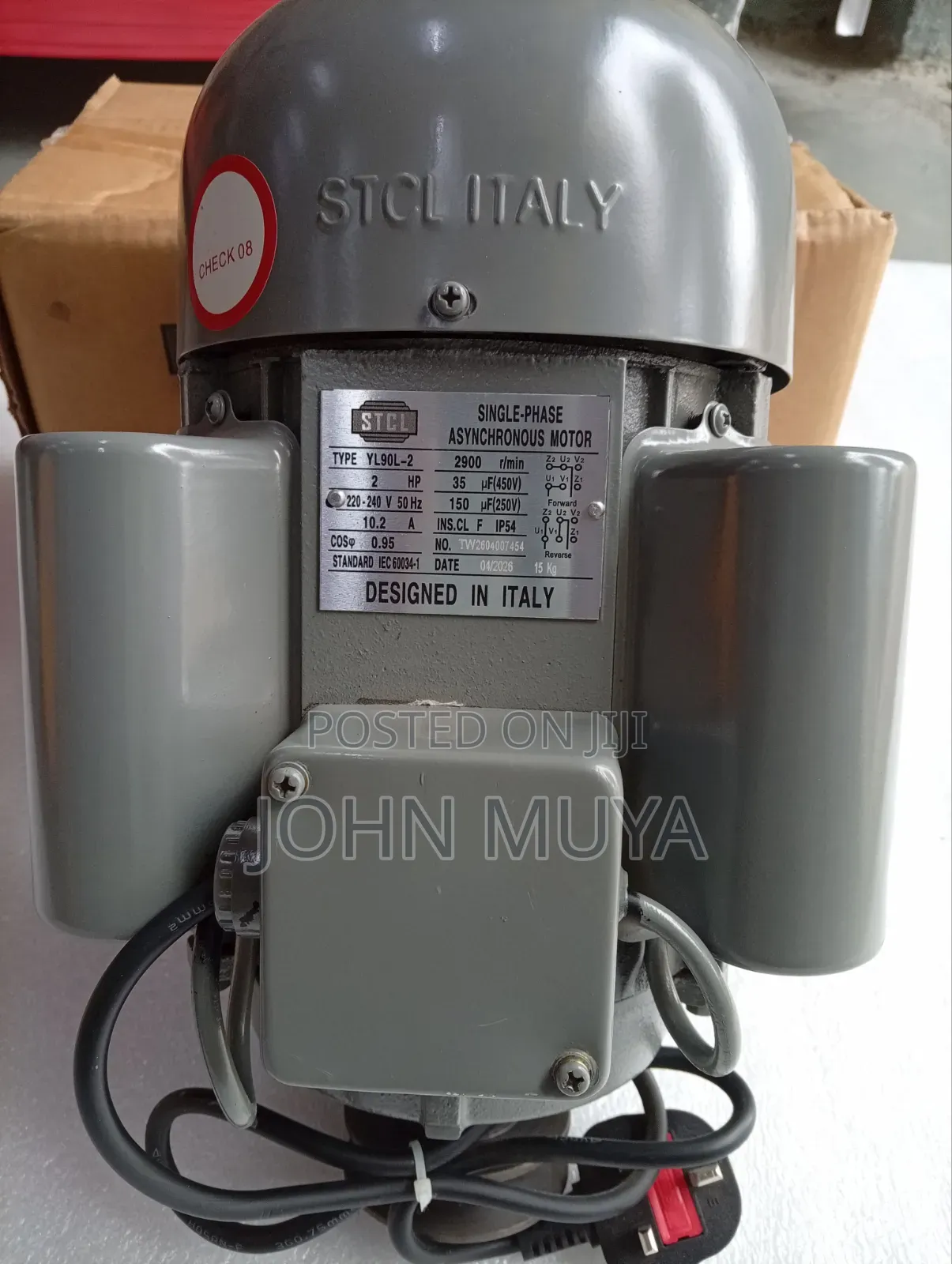 2.0Hp High Speed Single Phase Motor