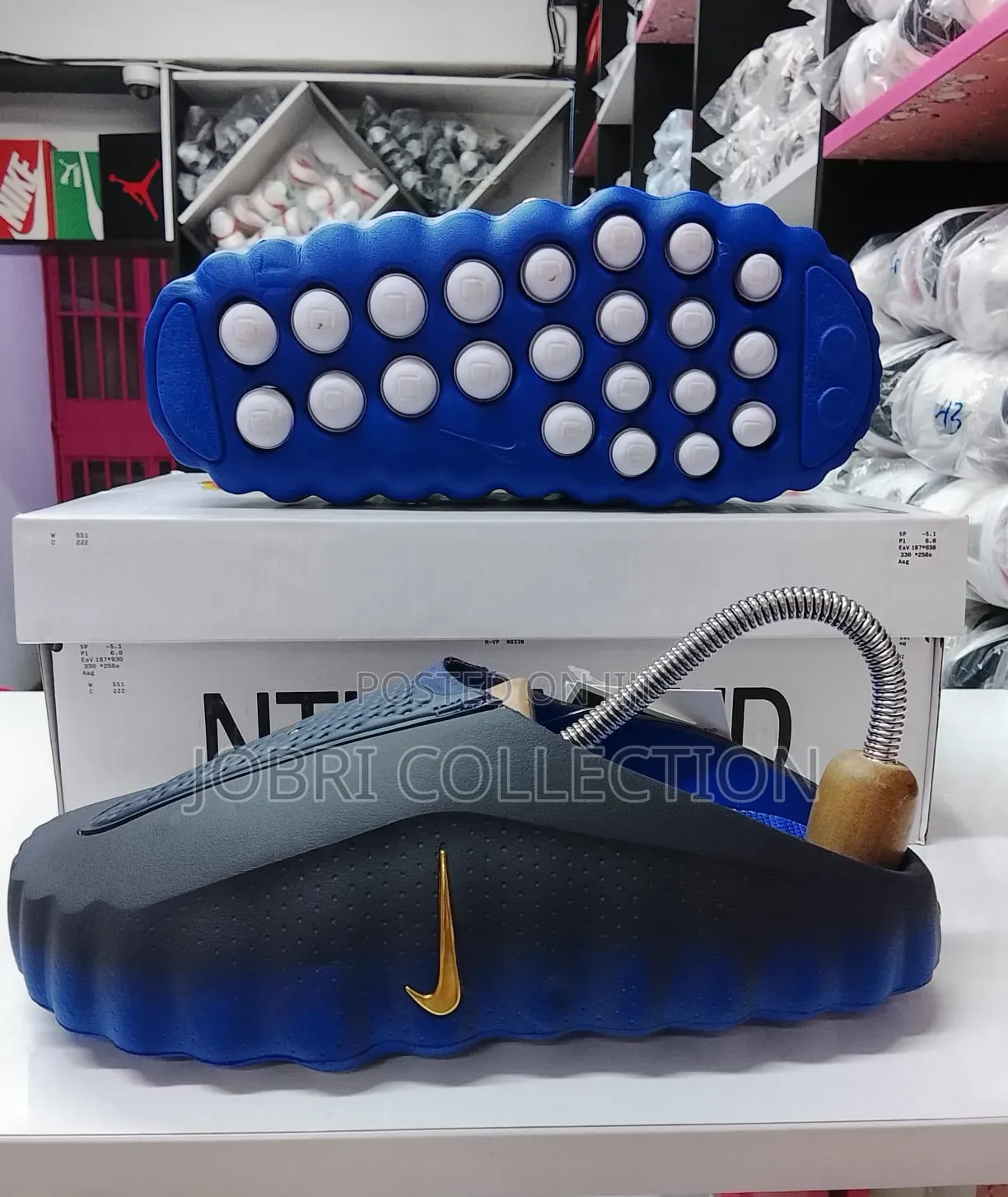 Nike Mind " Blackened Blue" Slides