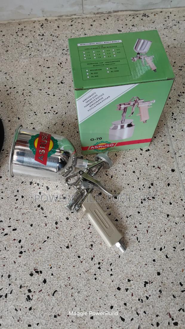 Asturo HVLP Spray Gun With Metallic Cup - thumbnail 2