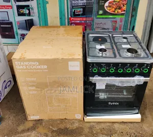 SYNIX 60×60 Standing Cooker (3 Gas + 1 Electric) - Sw