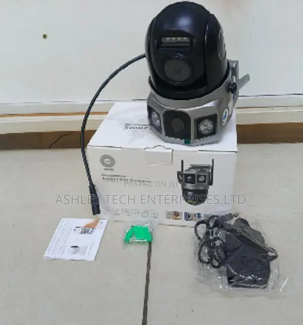 Smart Dual Lens PTZ Camera – Full HD WiFi Surveillance System