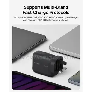 Belkin BoostCharge USB-C GaN Wall Charger 100W