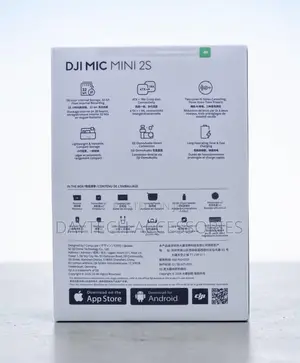 DJI Mic Mini 2S Compact Wireless Microphone System With 32-Bit Float.