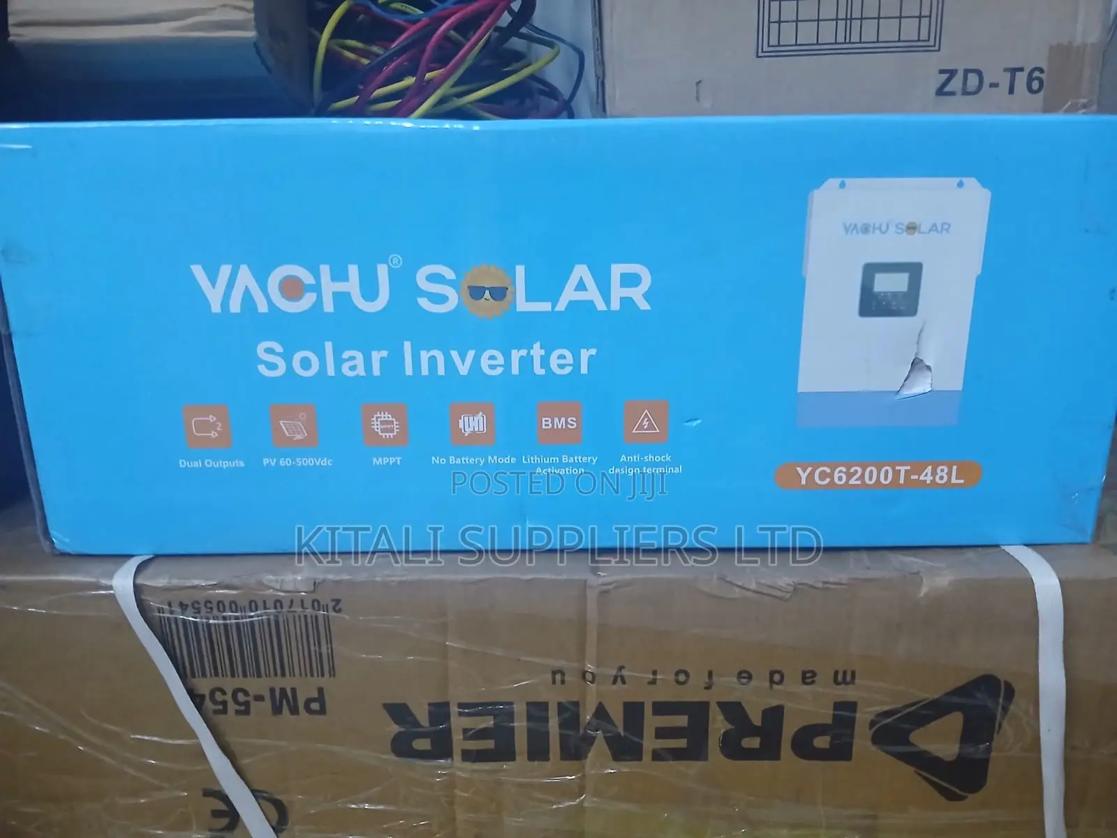 Yachu Solar Hybrid Inverter 6.2kw 48V