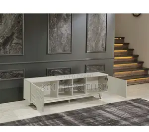 Home Living Room White TV Stand