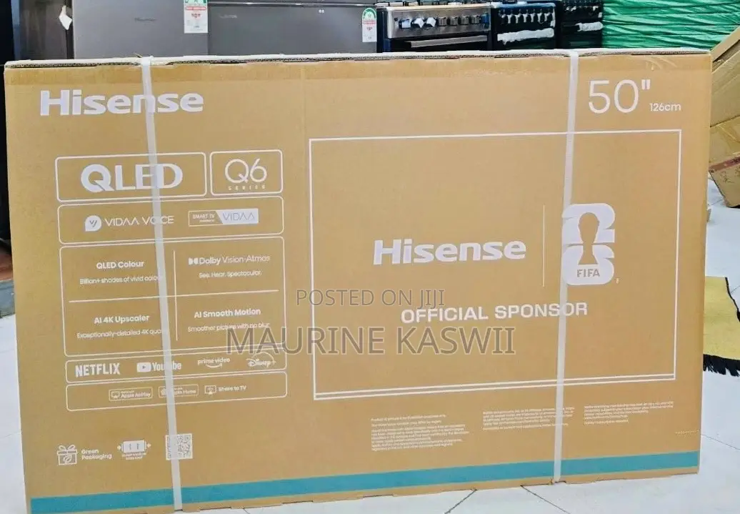 Hisense Qled 50” Inch Q6 Smart