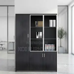 Office Cabinet; Three Drawers Wooden Finished Office Storage Cabinet