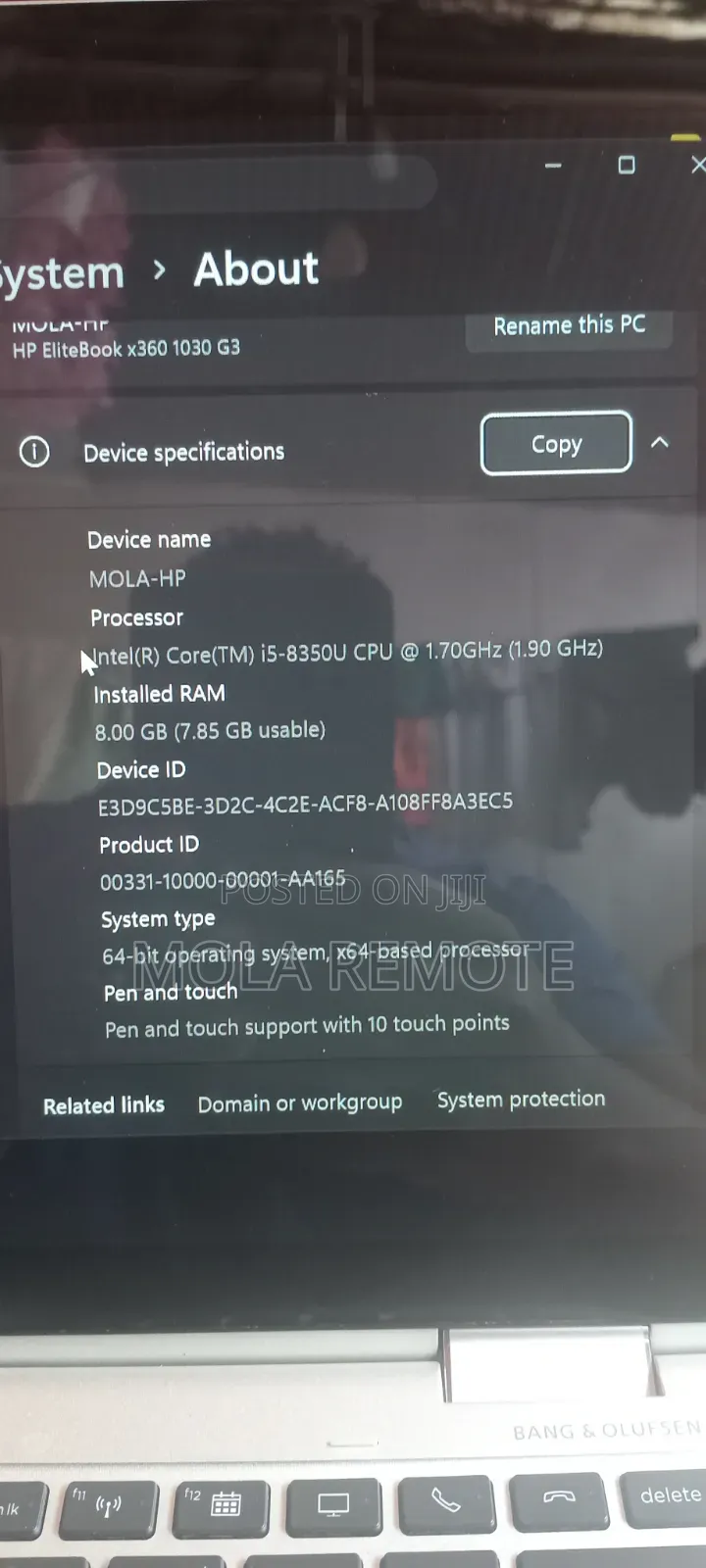 Laptop HP EliteBook 1030 8GB Intel Core i5 SSD 256GB