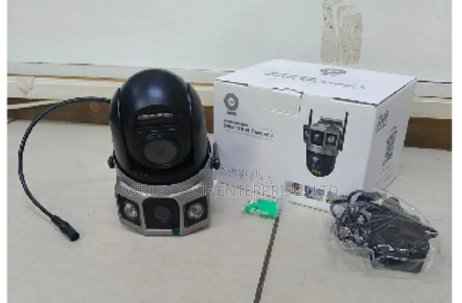 Dual Lens WiFi PTZ Camera – AC Powered Home Office Security