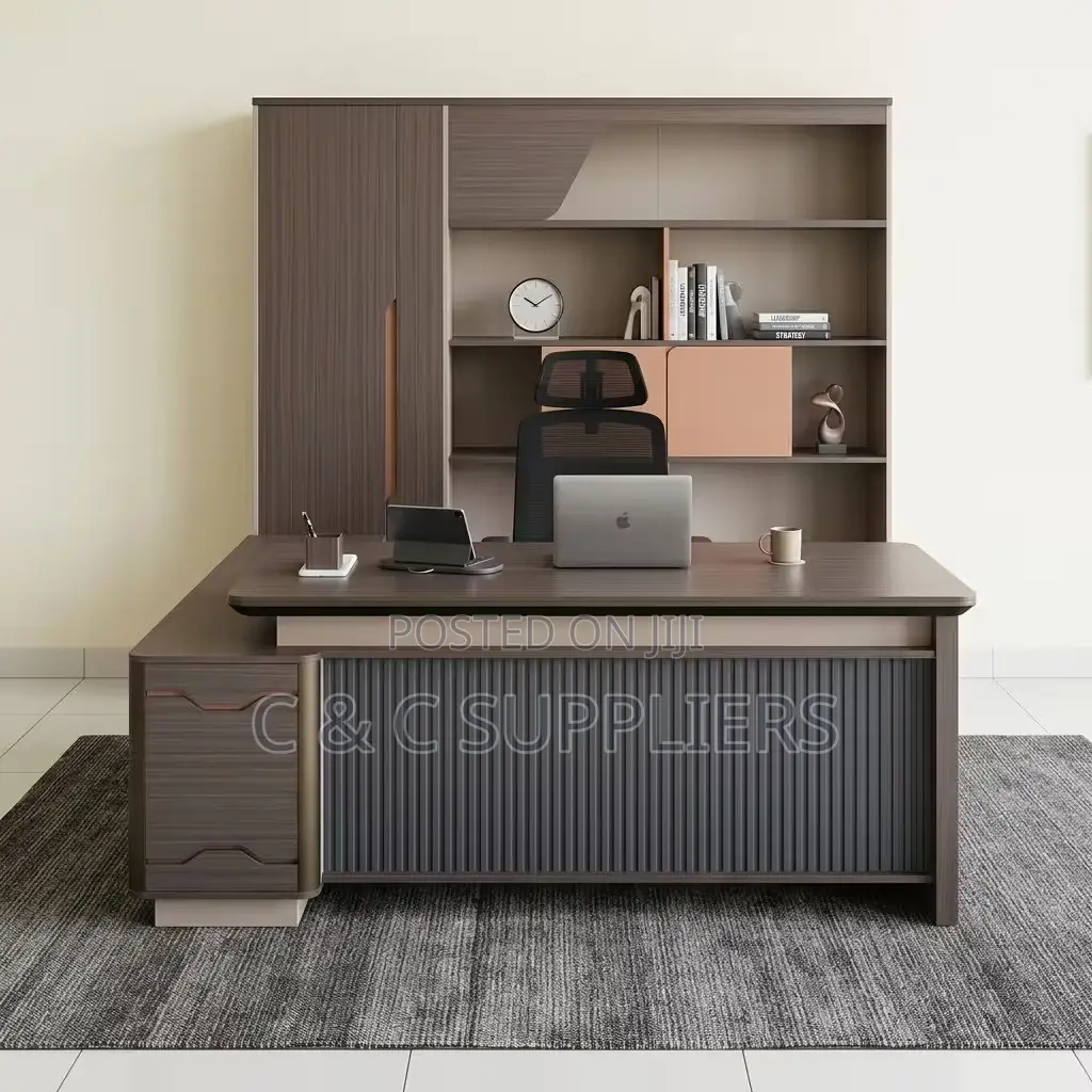 Director's L-Shaped Desk-1800mm