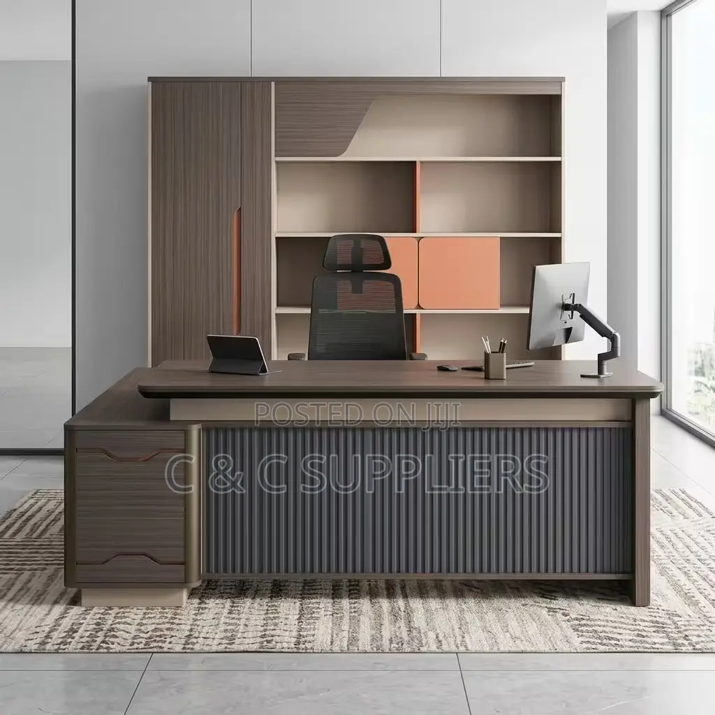 Director's L-Shaped Desk-1800mm