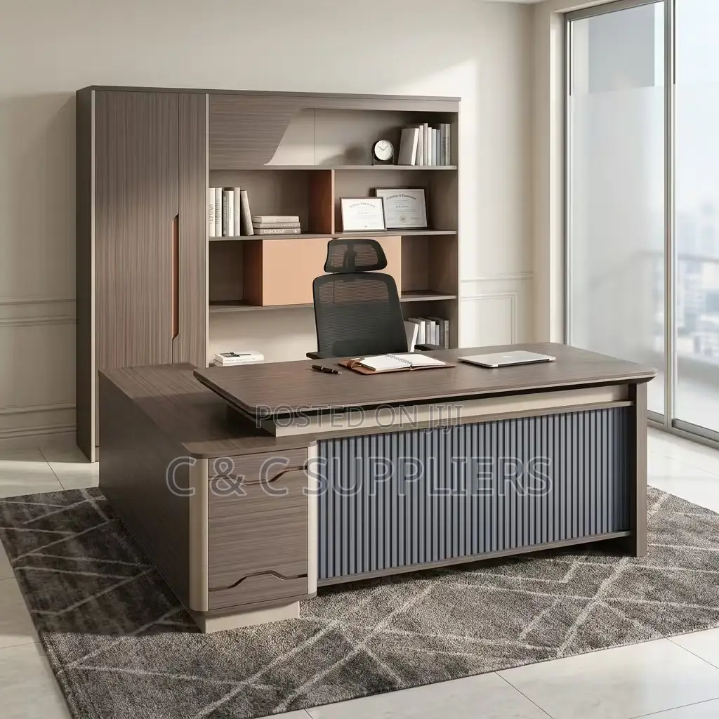 Director's L-Shaped Desk-1800mm