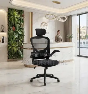 Office Chairs; Ergonomic High Back Orthopedic Style Office Chairs