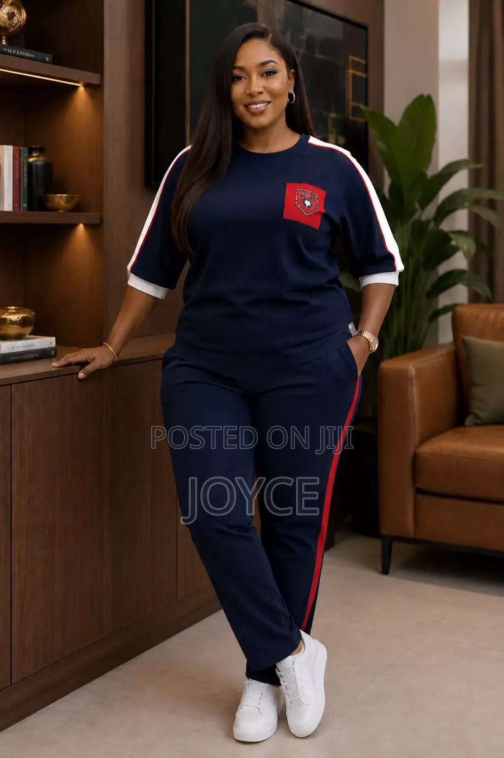 Trouser and Short-Sleeved T-Shirt(Tracksuit)
