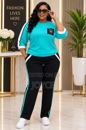 Trouser and Short-Sleeved T-Shirt(Tracksuit)