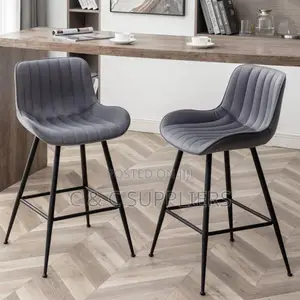 Leather Padded Kitchen Home Stool.