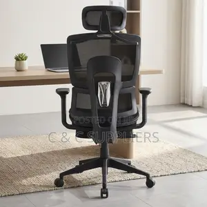 High Back Mesh Orthopedic Seat With Footrest
