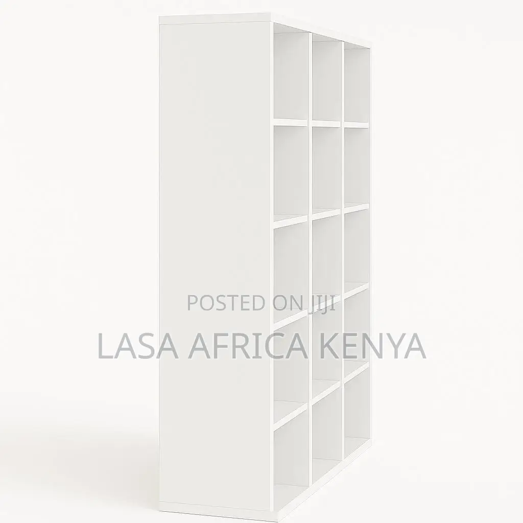 Modern 15-Cube Bookshelf Storage Organiser Home and Office