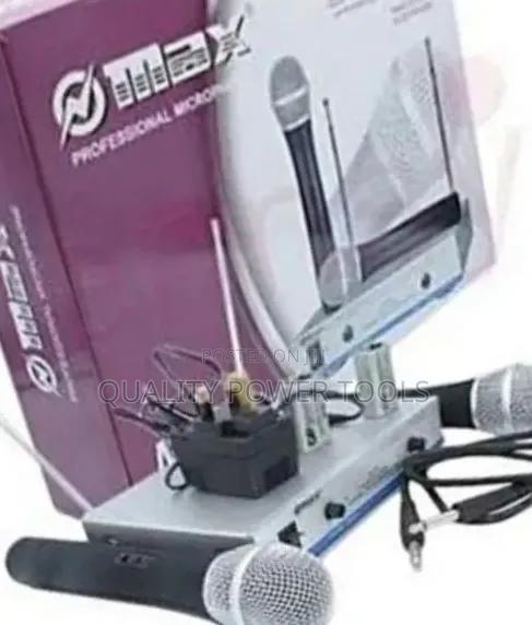 Omax Dual Channel UHF Wireless Microphone System-Dh-744 - main view
