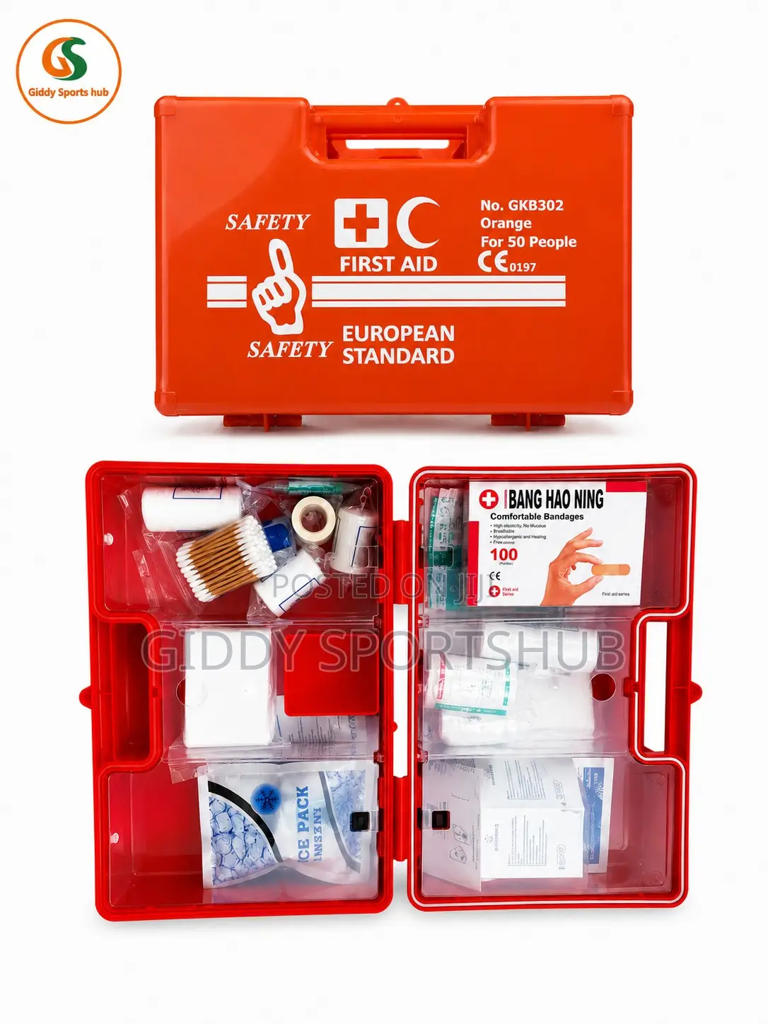 50-Person First Aid Kit – European Standard Emergency Medical Case