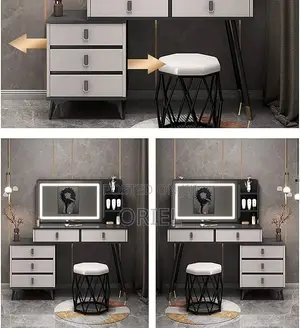 Modern Dressing Table : Modern LED Lighted Dressing Table