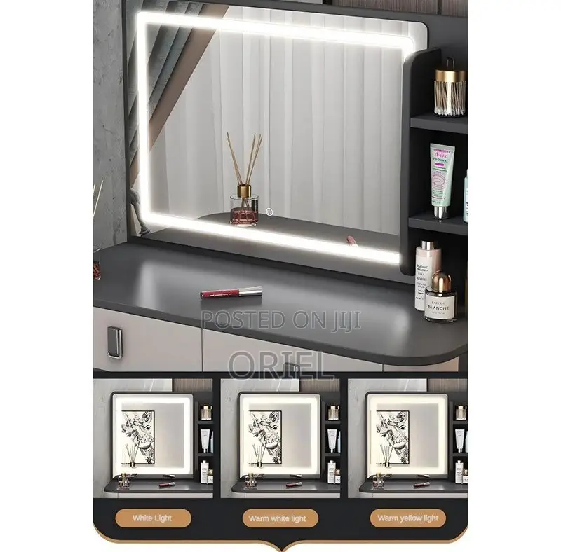 Modern Dressing Table : Modern LED Lighted Dressing Table