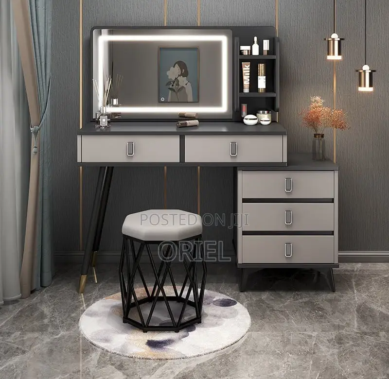 Modern Dressing Table : Modern LED Lighted Dressing Table