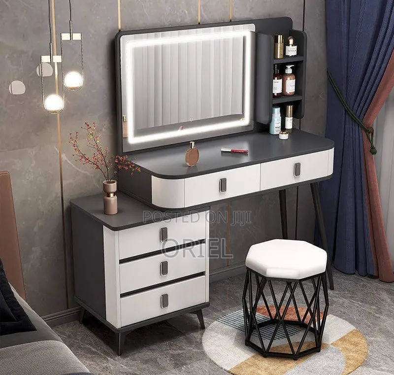 Modern Dressing Table : Modern LED Lighted Dressing Table