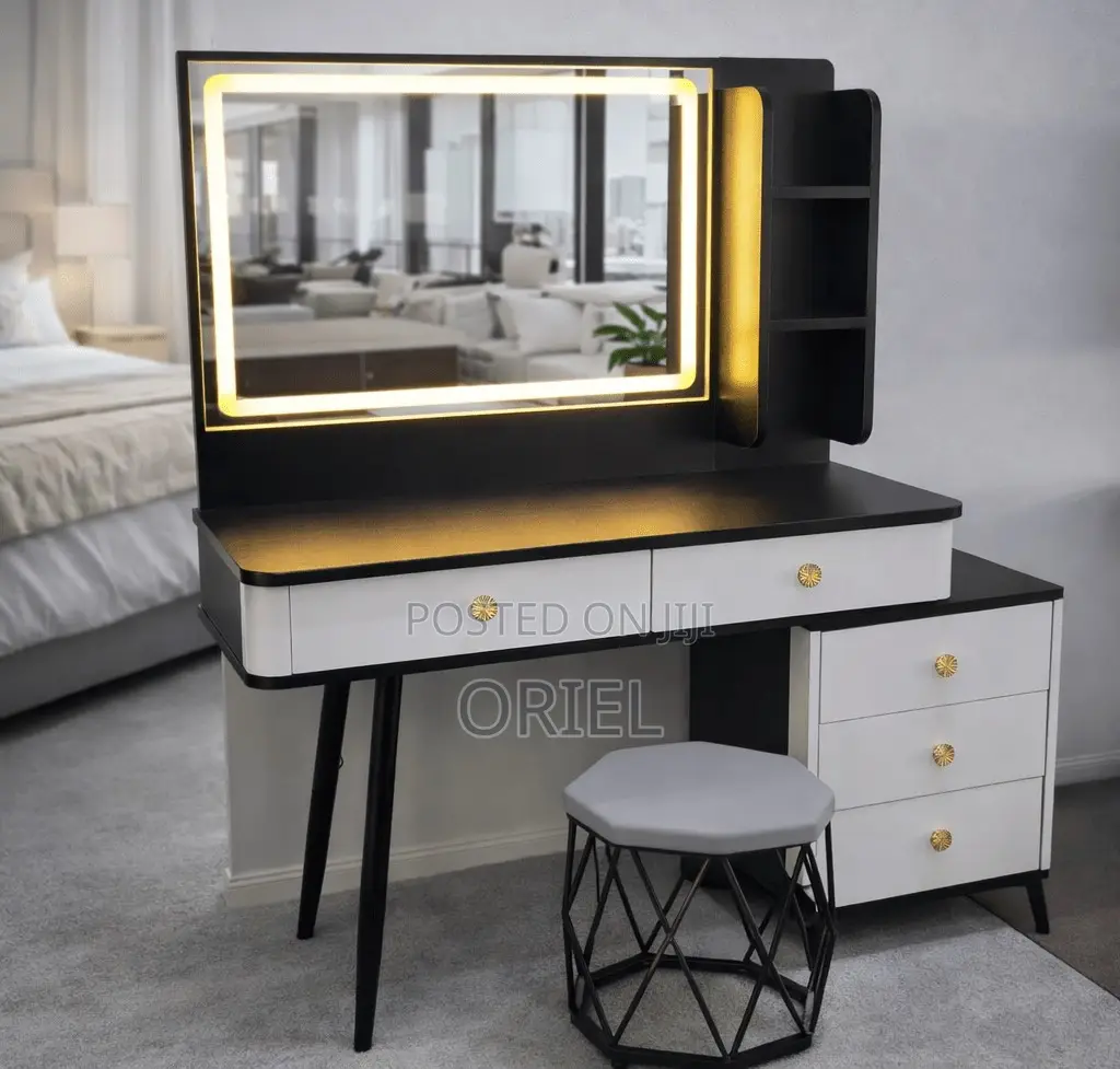 Modern Dressing Table : Modern LED Lighted Dressing Table
