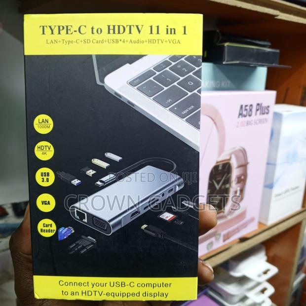 USB-C 11-in-1 Laptop Docking Station With PD Charging - main view
