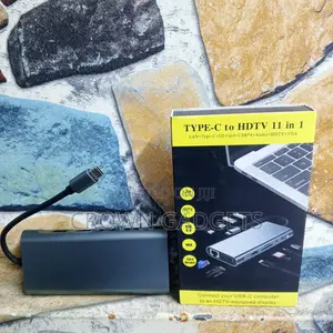 11-in-1 USB-C Hub With HDMI RJ45 USB 3.0 Audio