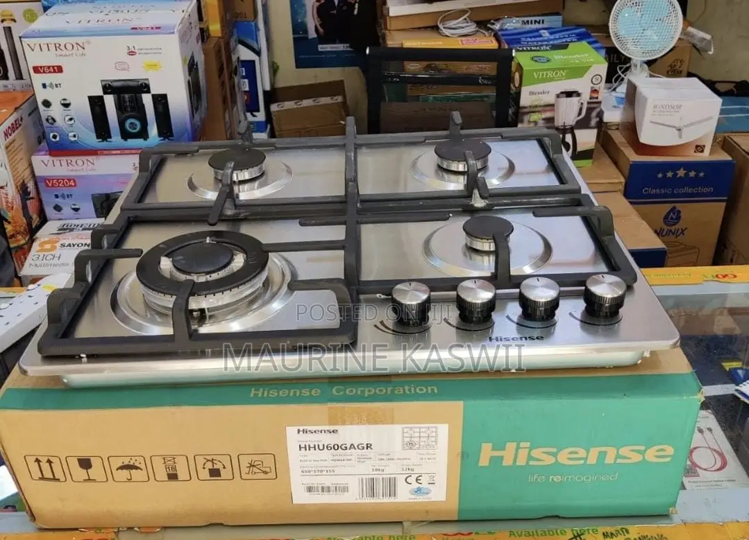 Hisense Inbuilt Hob Gas Cooker 4gas